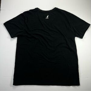 Kangol Black Crewneck T Shirt Mens Large Short Sleeve Solid Tee